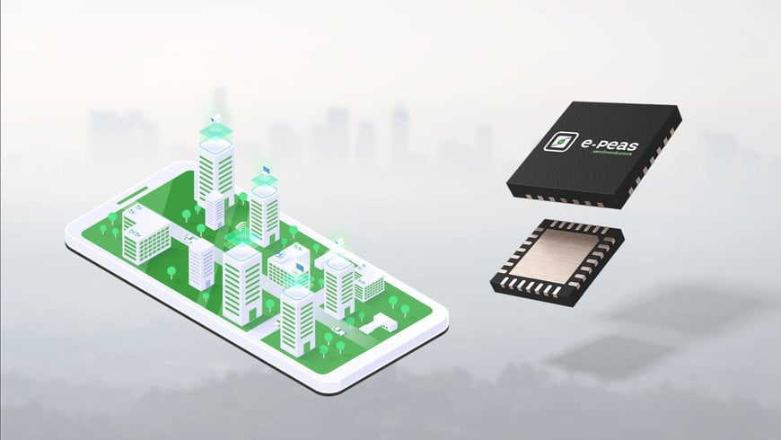 E-PEAS Power Management ICs Designed into Air Pollution Monitoring Hardware